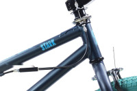 Велосипед Stark Madness BMX 2 2025 (темно-еловый/матовый голубой/голубой)