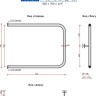 Полотенцесушитель Ростела П-образный ДУ-32 50x70 см