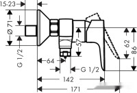Смеситель Hansgrohe Talis E 71760000 (хром)