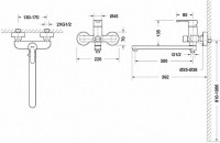 Смеситель Bravat Stream F63783C-L (ST0131)