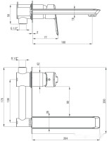 Смеситель Deante Arnika BQA Z54L