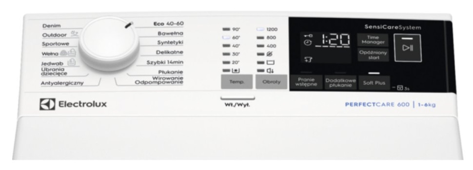 Стиральная машина Electrolux SensiCare 600 EW6TN14262P