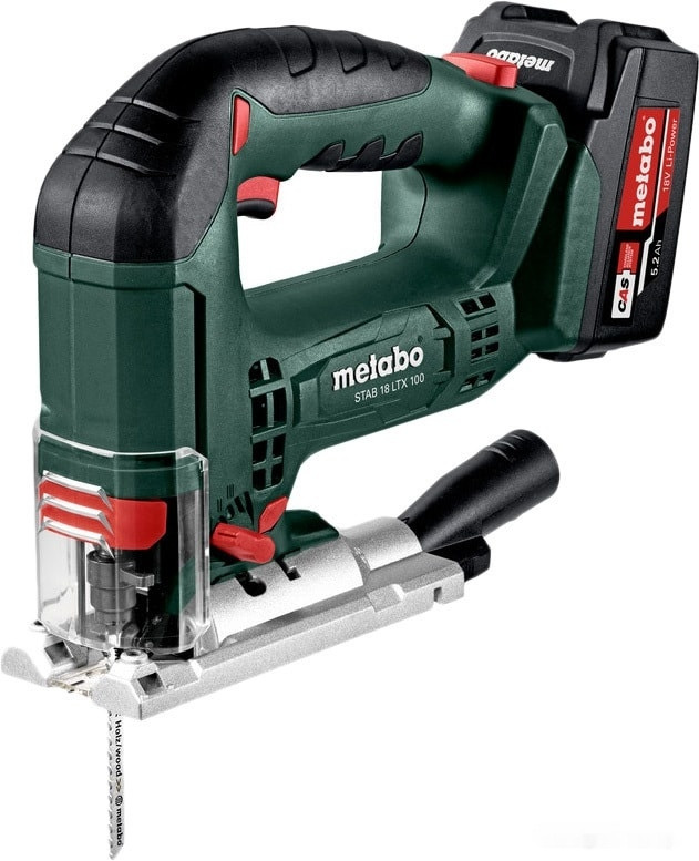 Лобзик Metabo STAB 18 LTX 100 601003650 (с 2-мя АКБ 5.2 Ah)