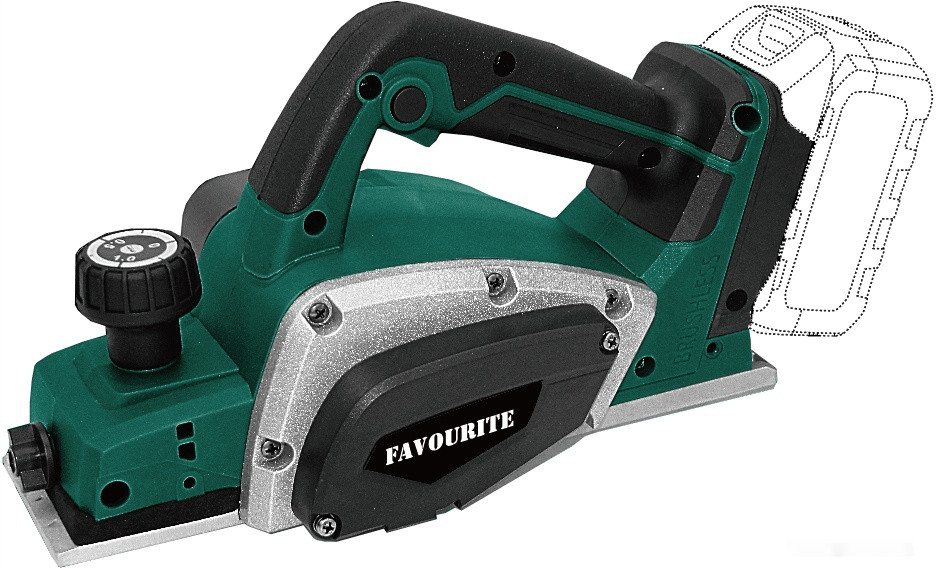 Электрорубанок Favourite OBS 21 FPL (с 2-мя АКБ 2Ah)
