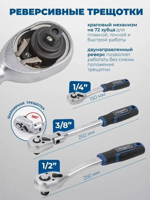 Универсальный набор инструментов Scheppach Sch-41421-5 Gold (148 предметов)