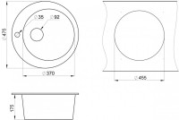 Кухонная мойка Granula GR-4801 (Арктик)