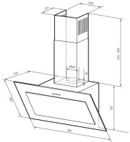 Вытяжка LEX Mio G 500 (белый)