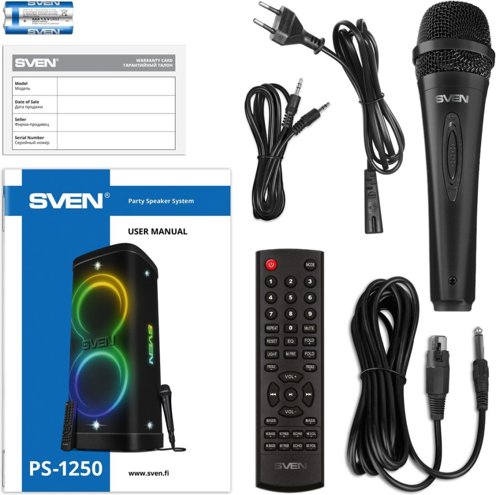 Портативная акустика Sven PS-1250