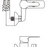 Смеситель Ledeme H53 L3003