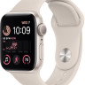 Умные часы Apple Watch SE 2 40 мм (алюминиевый корпус, звездный свет/звездный свет, спортивный силиконовый ремешок S/M)