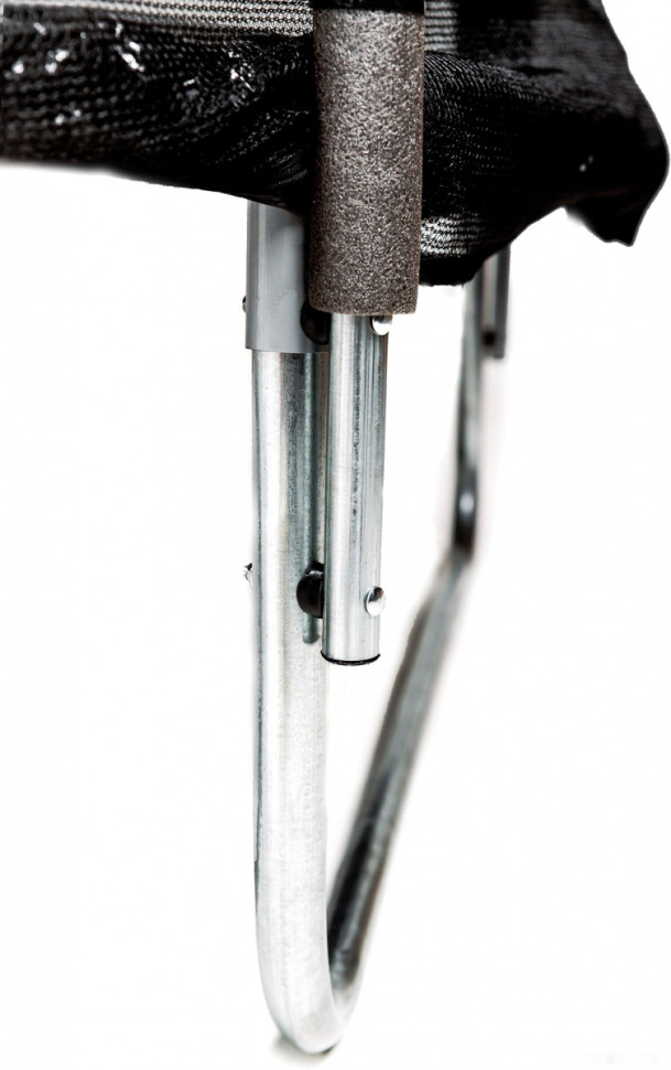 Батут GetActive Jump 10ft - 312 см с лестницей, внешней сеткой (черный)