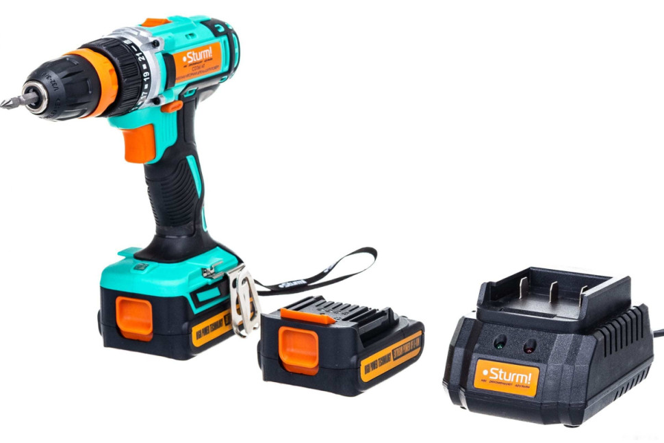 Дрель-шуруповерт Sturm CD3614T (с 2-мя АКБ, кейс)