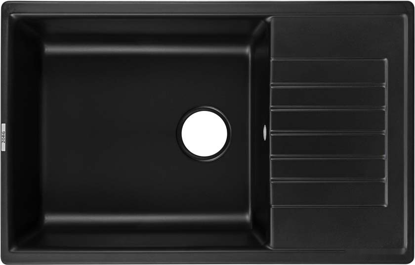 Кухонная мойка Zorg Dello 78 (черный оникс)