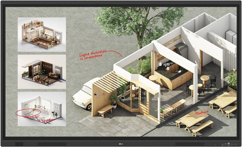 Информационная панель LG 65TR3DQ-B