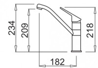 Смеситель Elleci Teseo G51 Avena