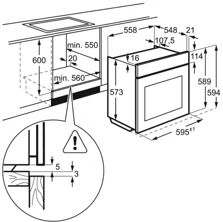 Духовой шкаф Electrolux EOC6P71X