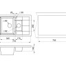 Кухонная мойка Granula 7802 (Эспрессо)
