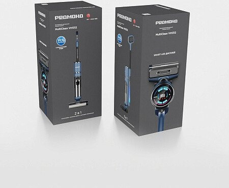 Вертикальный моющий пылесос Redmond VH1312 (синий)