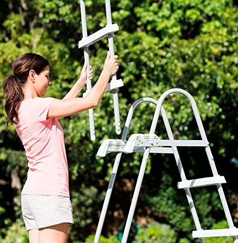 Лестница INTEX 28076 (до 120 см)