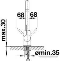 Смеситель Blanco Mili (черный)