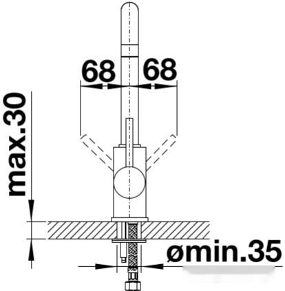 Смеситель Blanco Mili (черный)