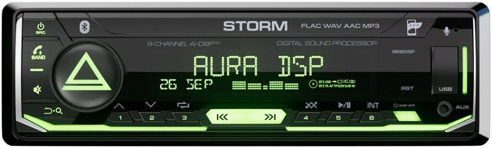 Автомагнитола Aura Storm-868DSP