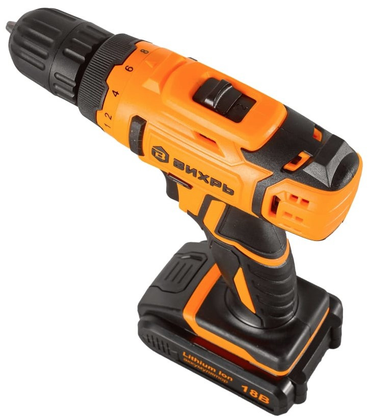 Дрель-шуруповерт Вихрь ДА-18Л-2К/Б