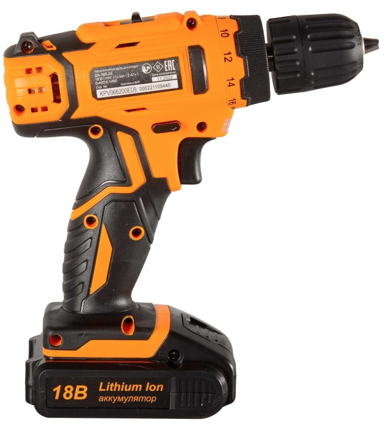 Дрель-шуруповерт Вихрь ДА-18Л-2К/Б