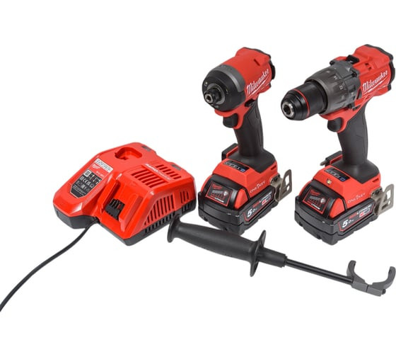 Milwaukee M18 ONEPP2A3-502X 4933493244 (шуруповерт, винтоверт, 2 АКБ, кейс)