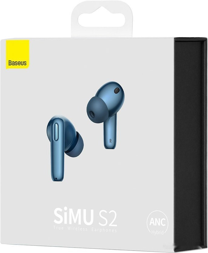 Наушники Baseus Simu S2 (синий)