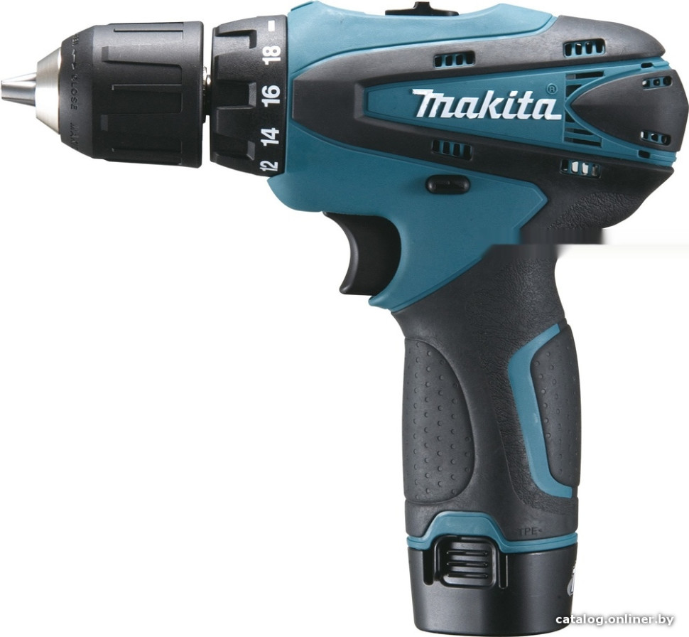 Дрель-шуруповерт Makita DF330DWE (с 2-мя АКБ, кейс)