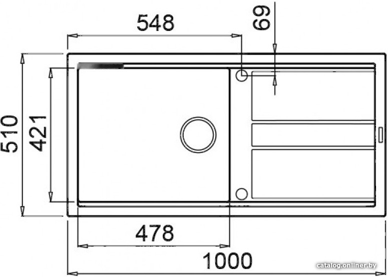 Кухонная мойка Elleci Best 480 K86 Black