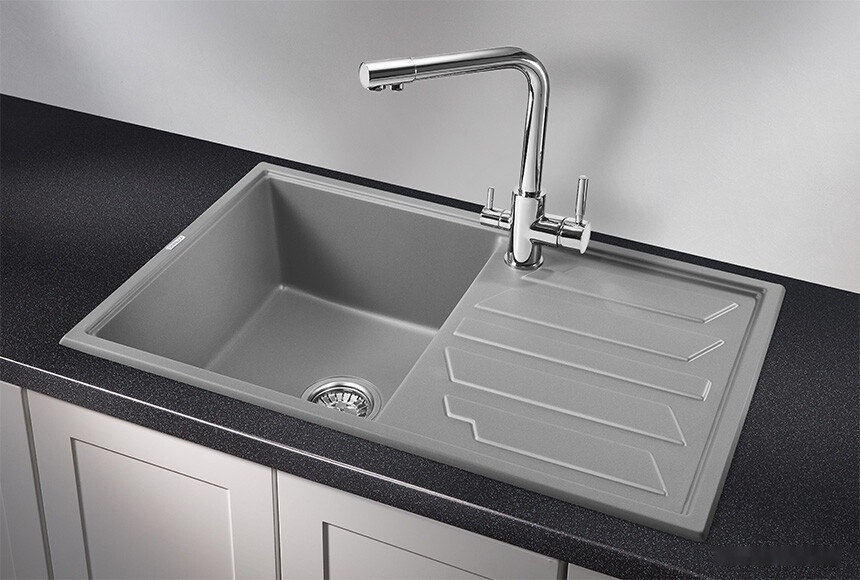 Кухонная мойка Granula GR-8002 (алюминиум)