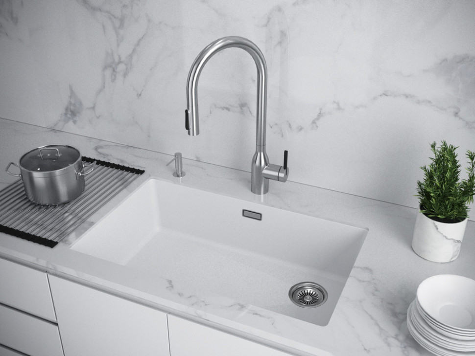 Кухонная мойка Paulmark Lumi LU74-WH