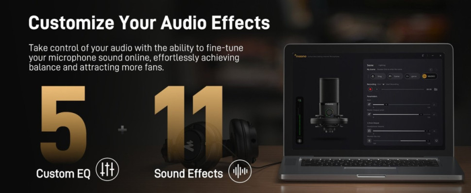 Проводной микрофон Maono PM450S