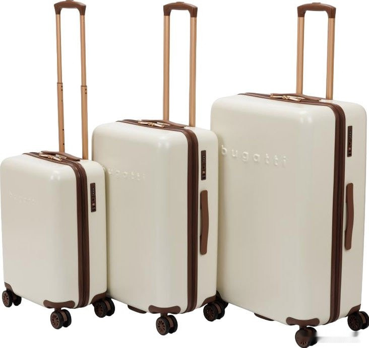 Комплект чемоданов Bugatti Amelia 49716350 (бежевый)