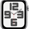 Умные часы Apple Watch SE 2 44 мм (алюминиевый корпус, серебристый/грозовой синий, спортивный силиконовый ремешок M/L)