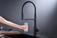 Смеситель Paulmark Tornado TO213402-401 (антрацит/черный)