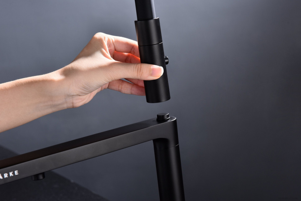 Смеситель Paulmark Tornado TO213402-401 (антрацит/черный)