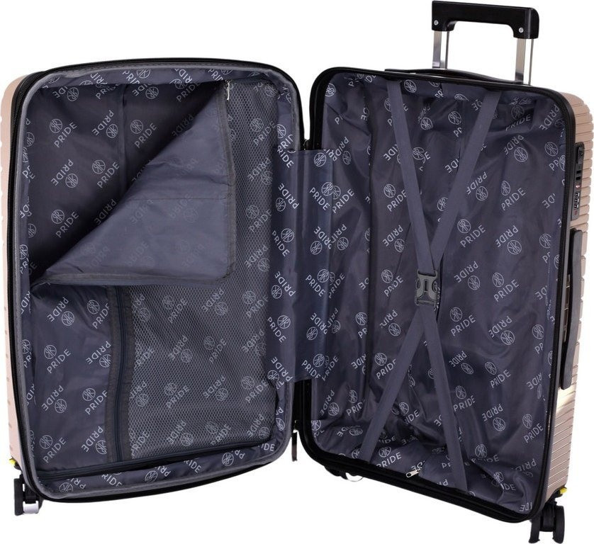 Чемодан-спиннер Pride РР-201 (L, черный)