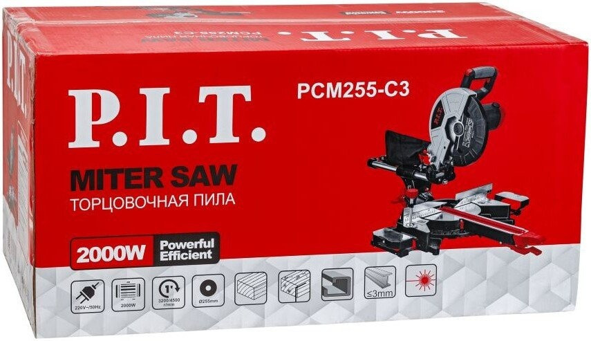 Торцовочная пила P.I.T. PCM255-C3