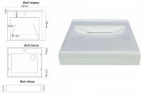 Умывальник Gran-Stone GS-16U (белый)
