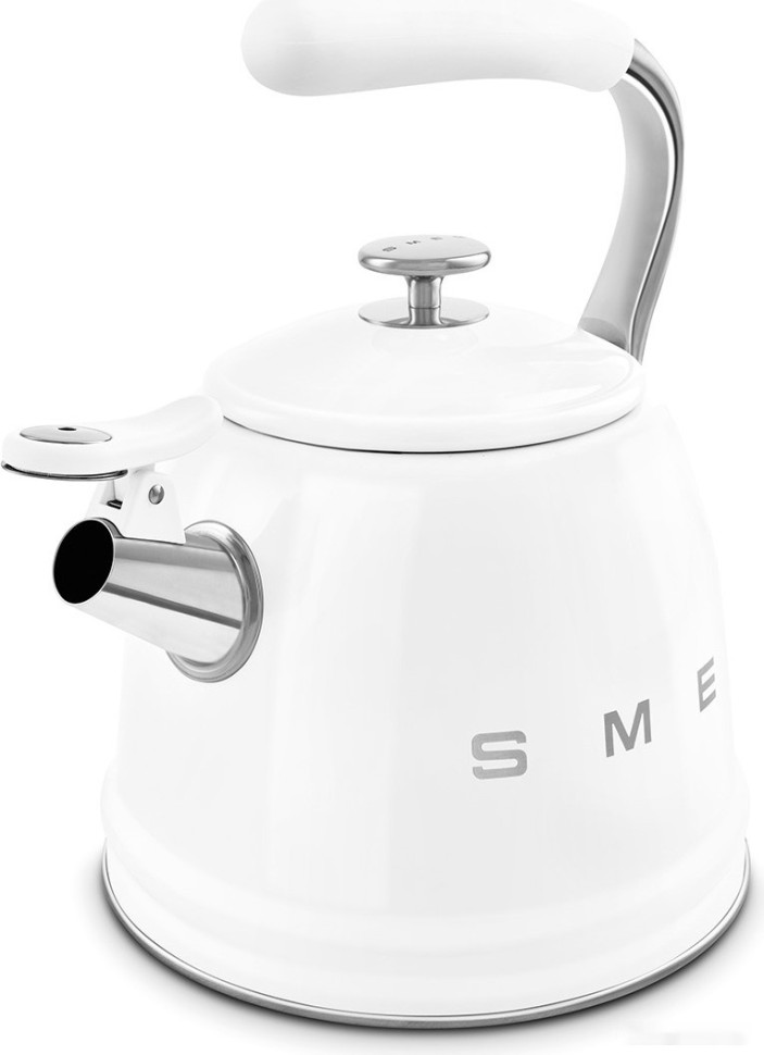 Чайник со свистком Smeg CKLW2001WH