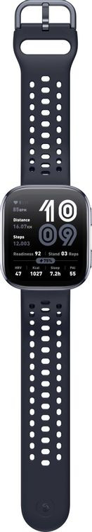 Умные часы Amazfit Bip 6 (черный, с черным силиконовым ремешком)
