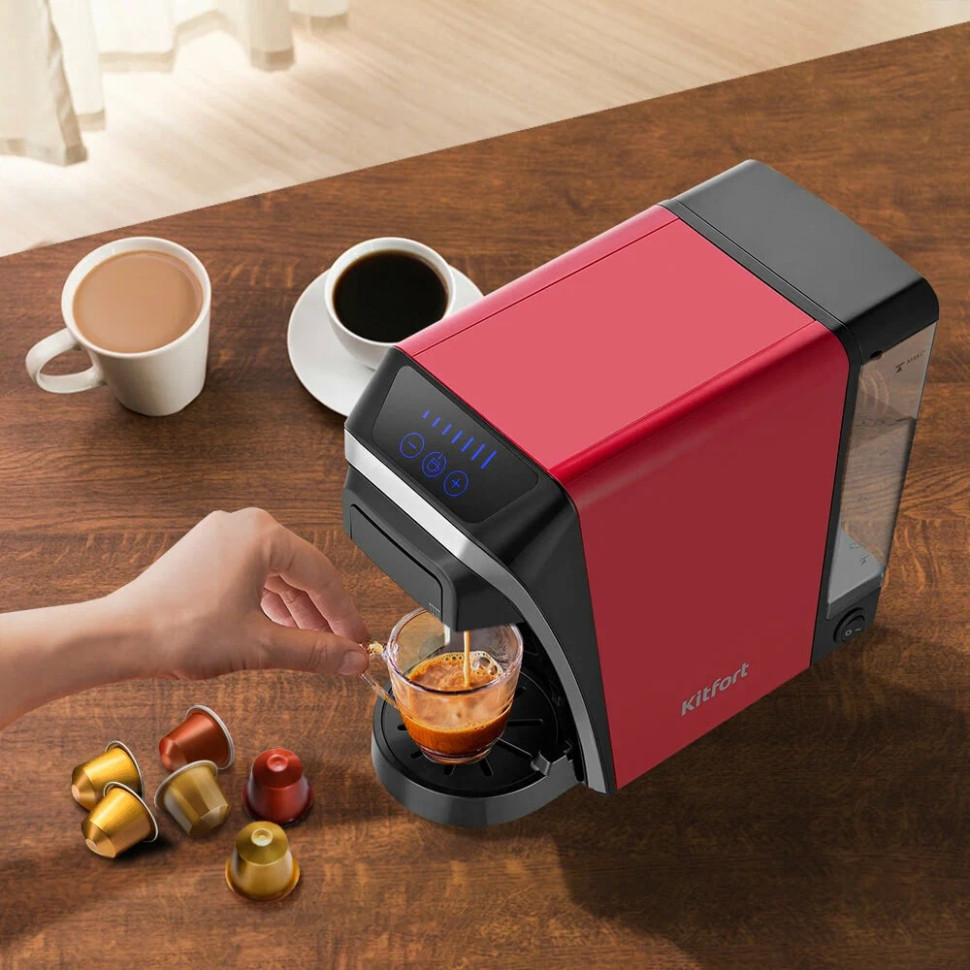 Капсульная кофеварка Kitfort KT-7227