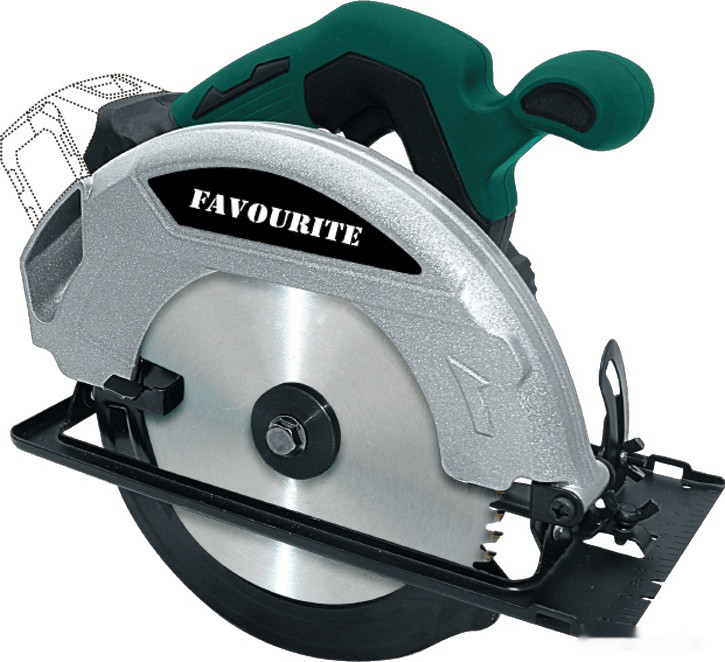 Дисковая (циркулярная) пила Favourite OBS 21 FCS (с 2-мя АКБ 4Ah)