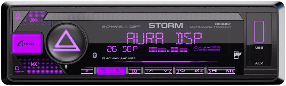 Автомагнитола Aura Storm-866DSP