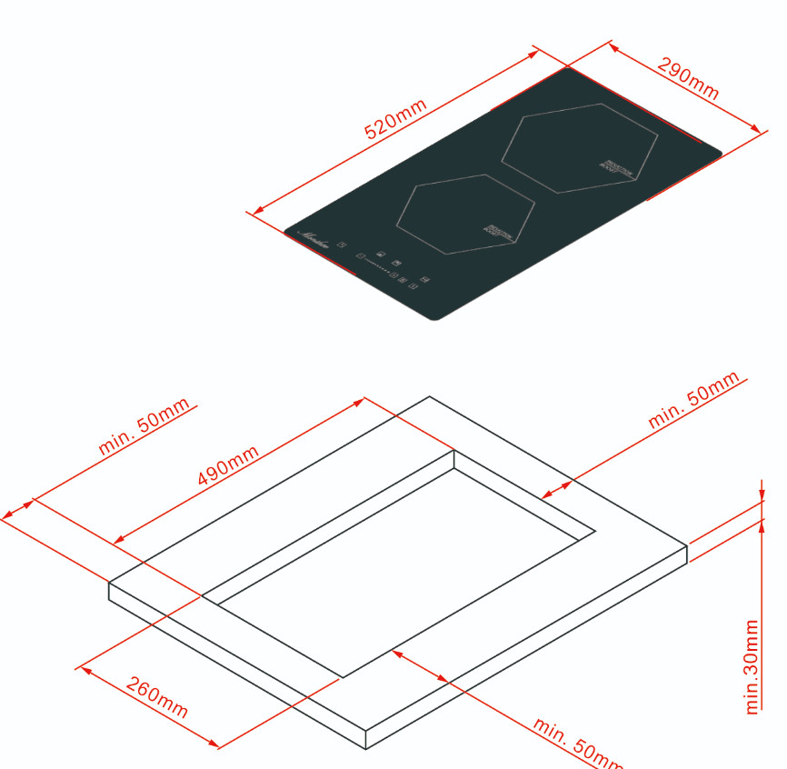 Варочная панель Monsher MHI 3002