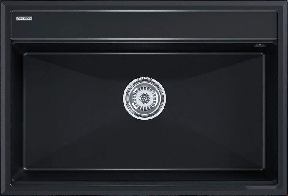 Кухонная мойка Paulmark Stepia-750 PM117551-BLM (черный металлик)
