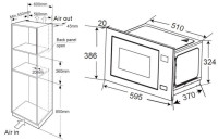 Микроволновая печь Zorg MIA211 M (белый)